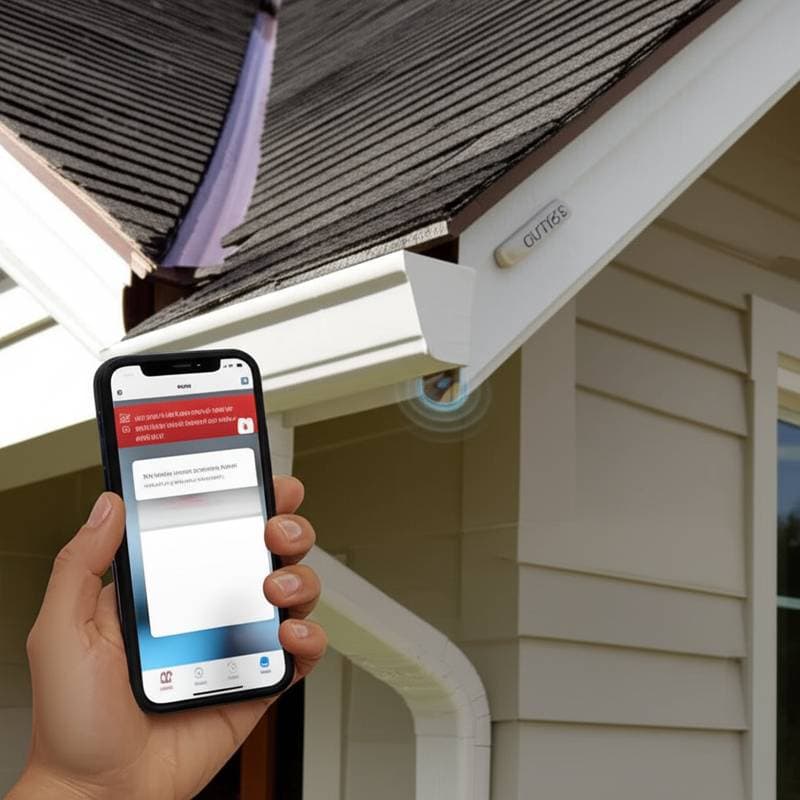 Smart Gutters Alert Your Phone Before Water Damage Starts