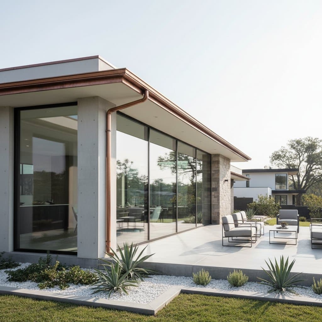 Why Luxury Homes Pay 3x More for Copper Gutters