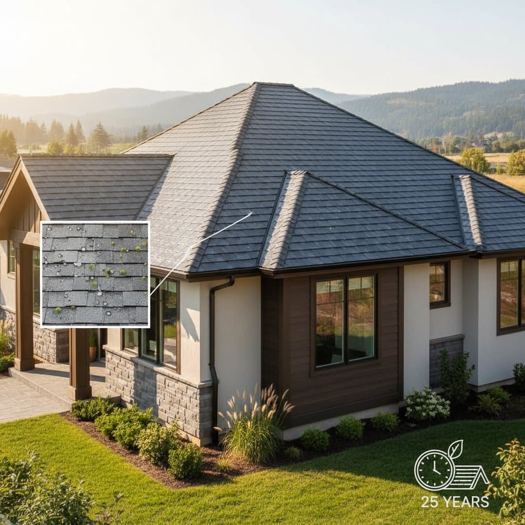 Algae-Resistant Coatings Keep Roofs Clean for 25 Years