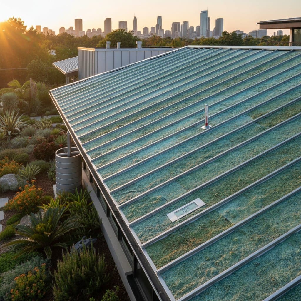Algae Coatings Cut Metal Roof Temps by 25°F