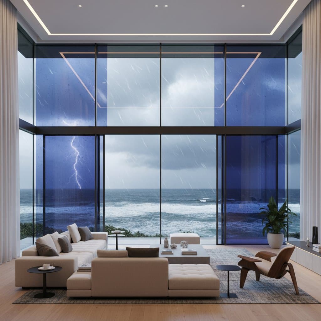 Smart Glass That Shields Coastal Homes From Storms