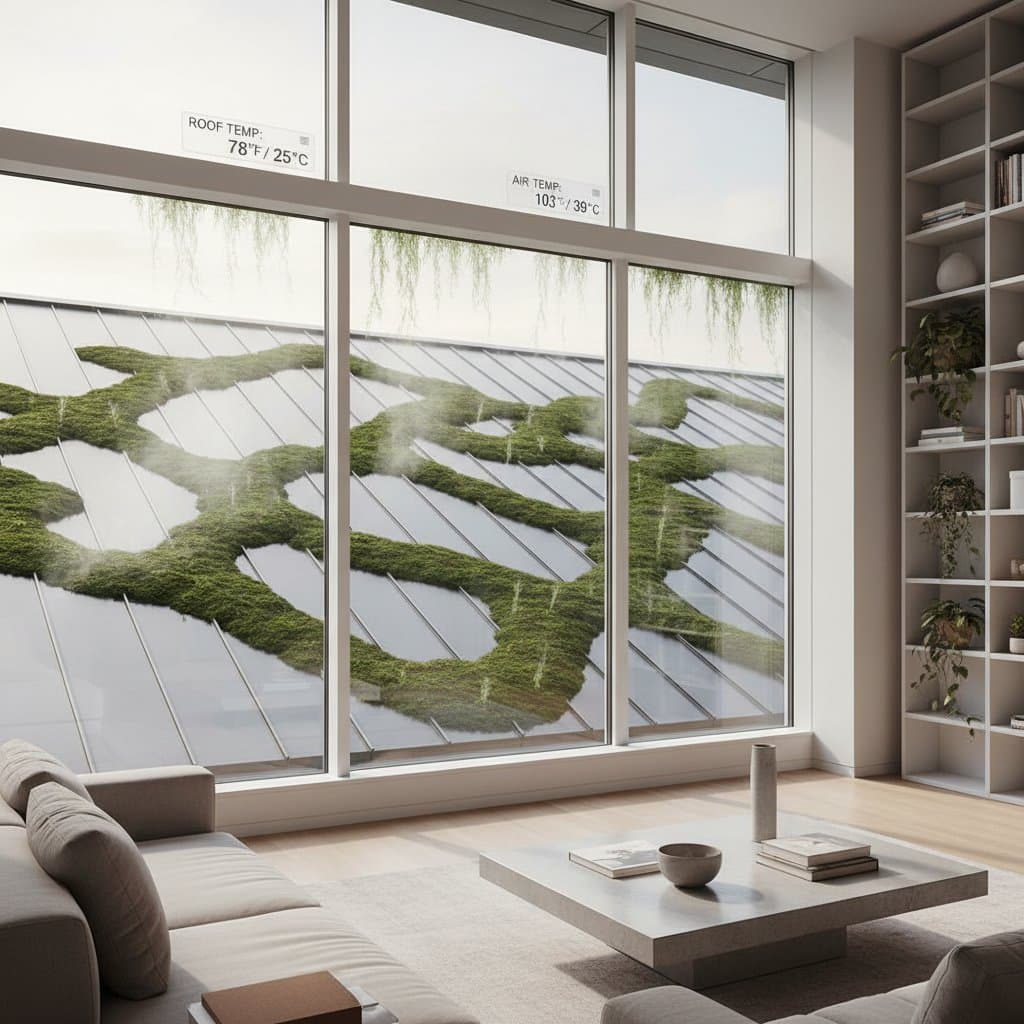 Living Algae Metal Roofs Drop Temps 25 Degrees