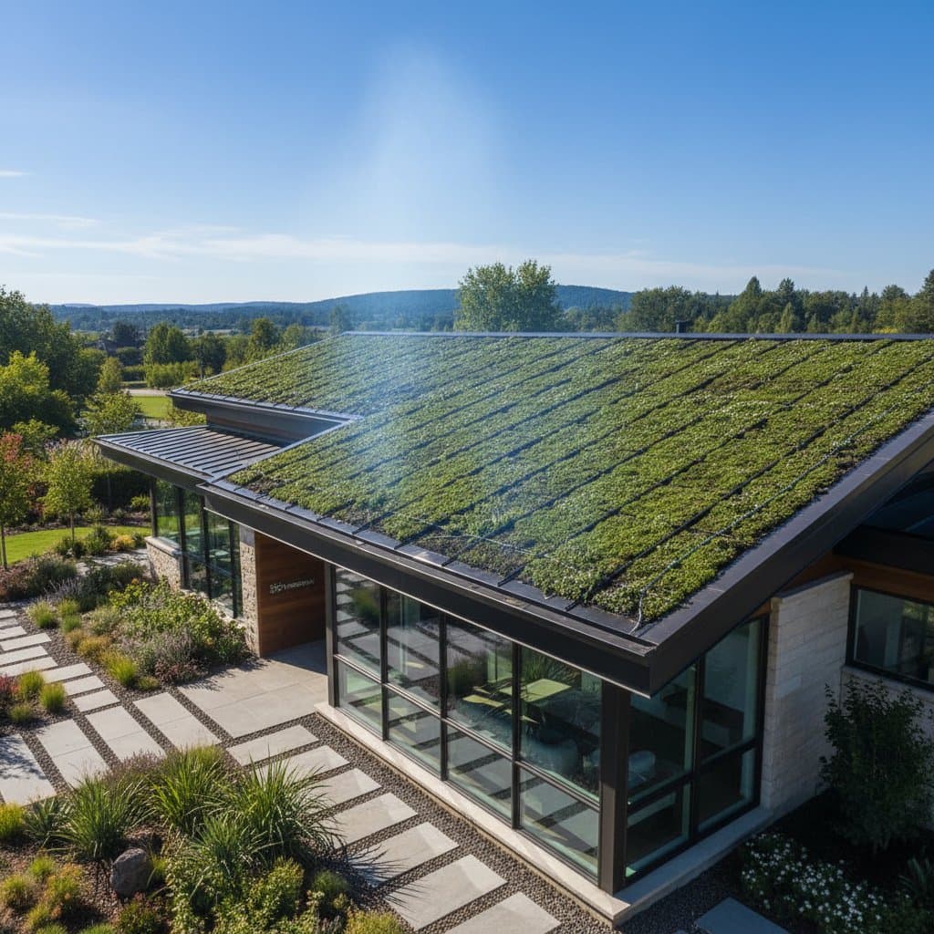 Algae Coating Cuts Metal Roof Heat by 55%