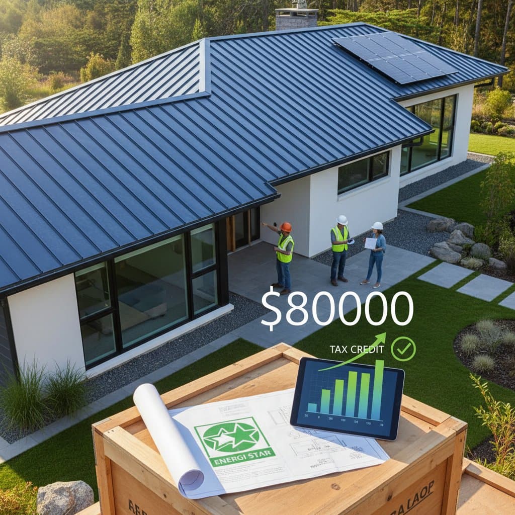 Metal Roofs Now Earn $8K Federal Tax Credits