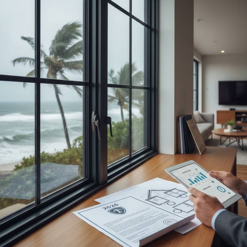 Insurance Now Requires Impact Windows in Storm Zones