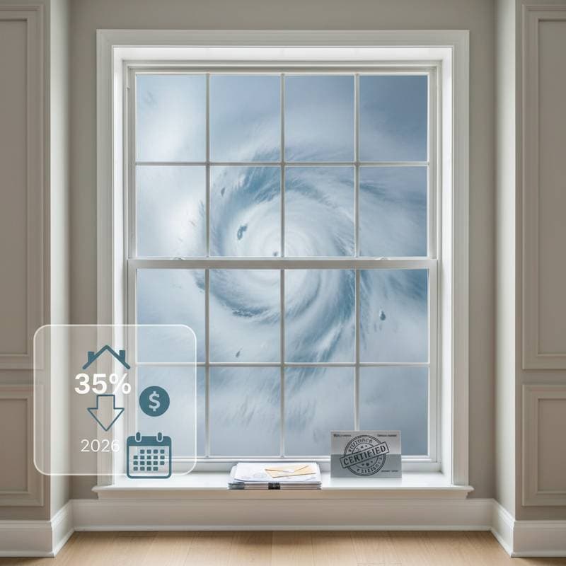 Impact Windows Cut Insurance Costs 35% in Storm Zones