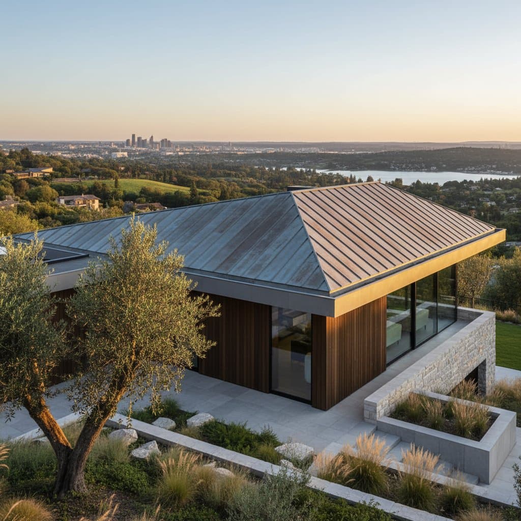 Zinc Roofing's Self-Healing Patina Lasts 100+ Years