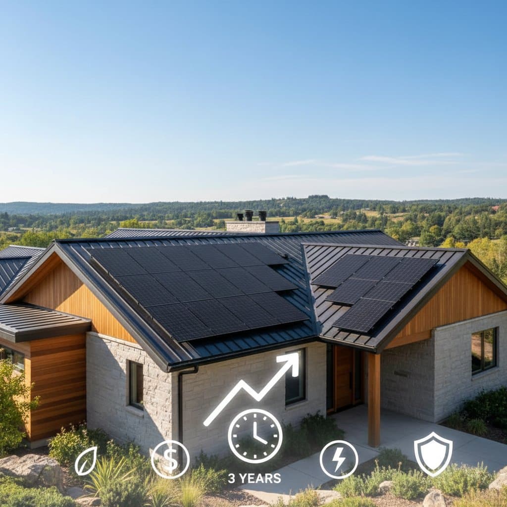 Solar Metal Roofs Pay Back in Just 3 Years