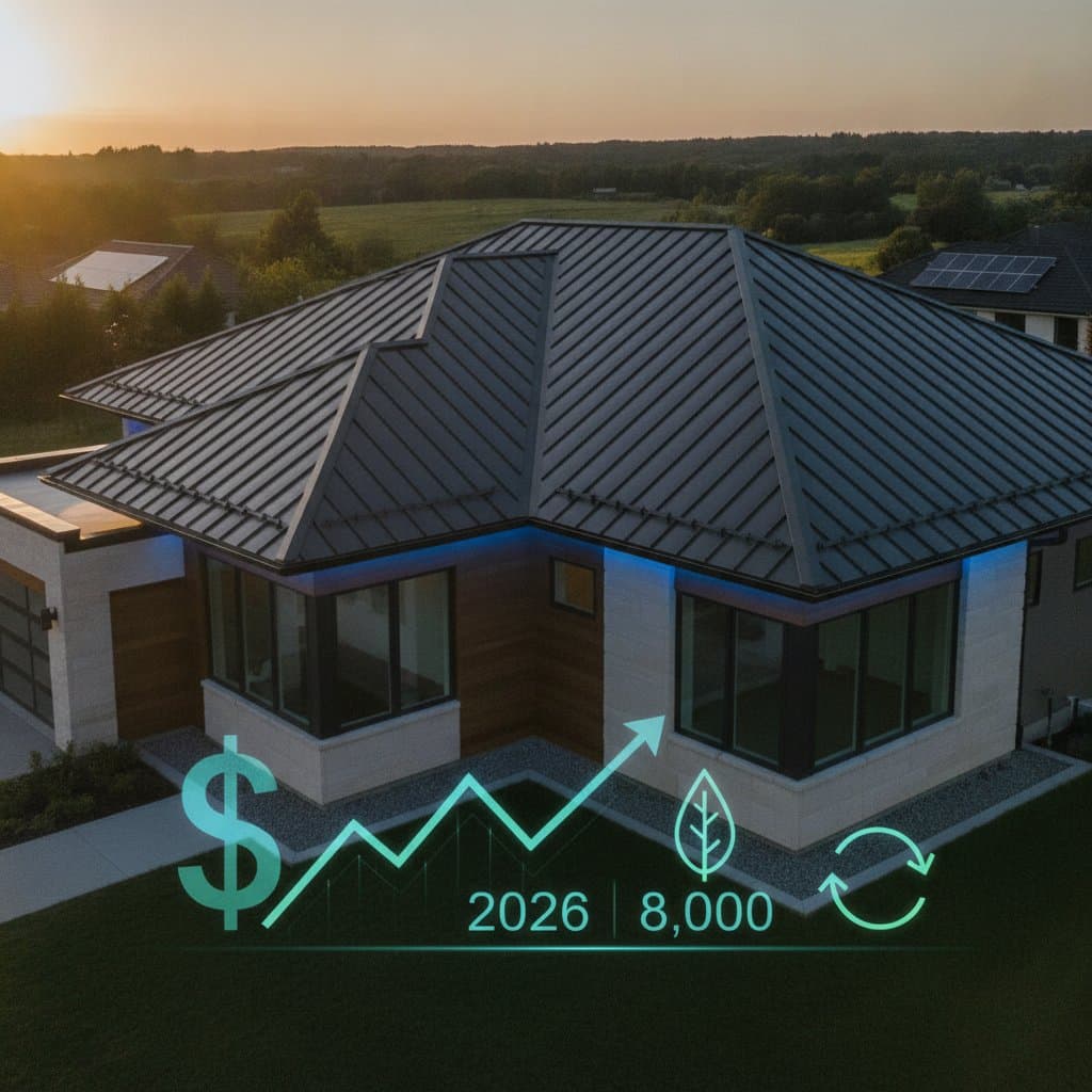 Tax Credits Make Recycled Metal Roofs Affordable